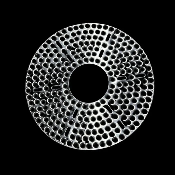 Induction base plate perforation pattern 2